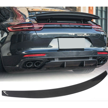Prepreg Carbon Fiber Rear Trunk Boot Spoiler Wing for Porsche Panamera 971 2017-2021